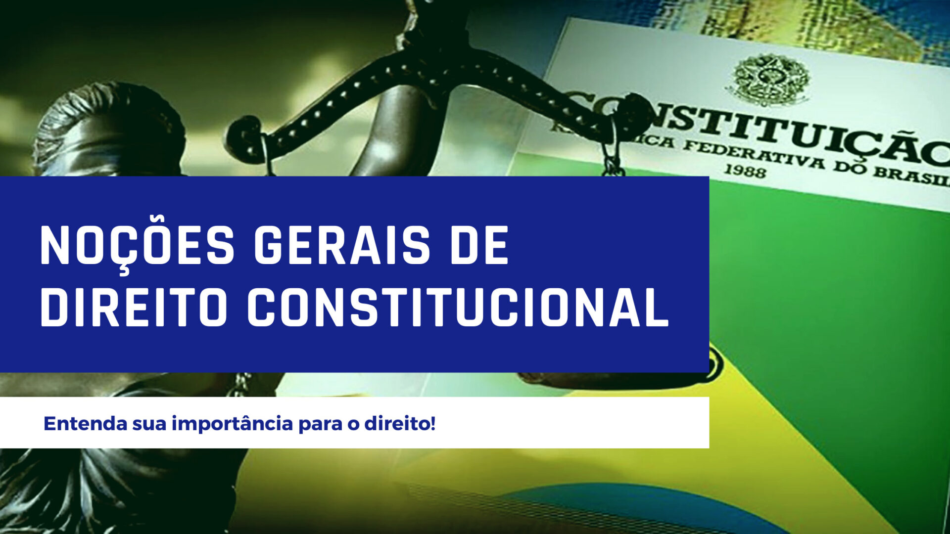 Noções De Direito Constitucional Entenda Sua Importância 2512